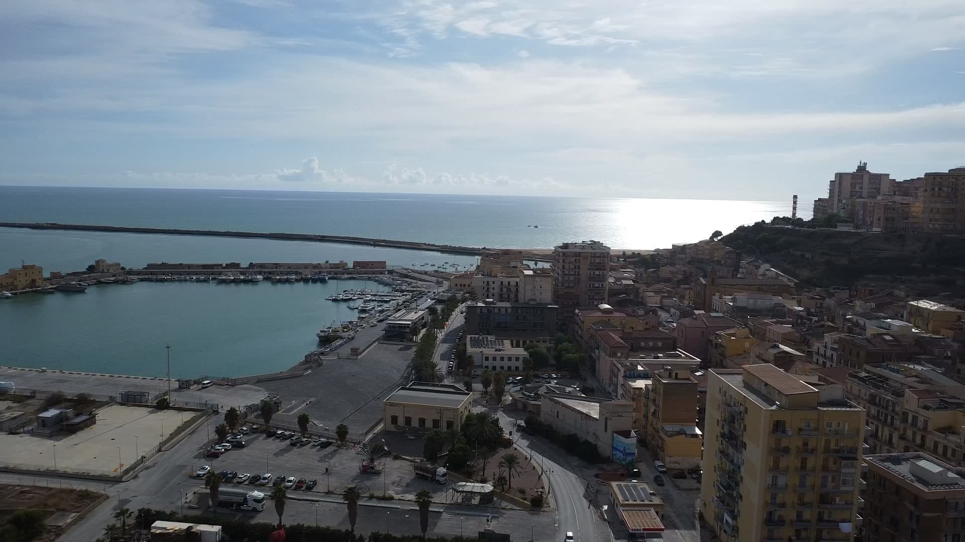 Il porto di Porto Empedocle — video del 20 settembre 2026.
